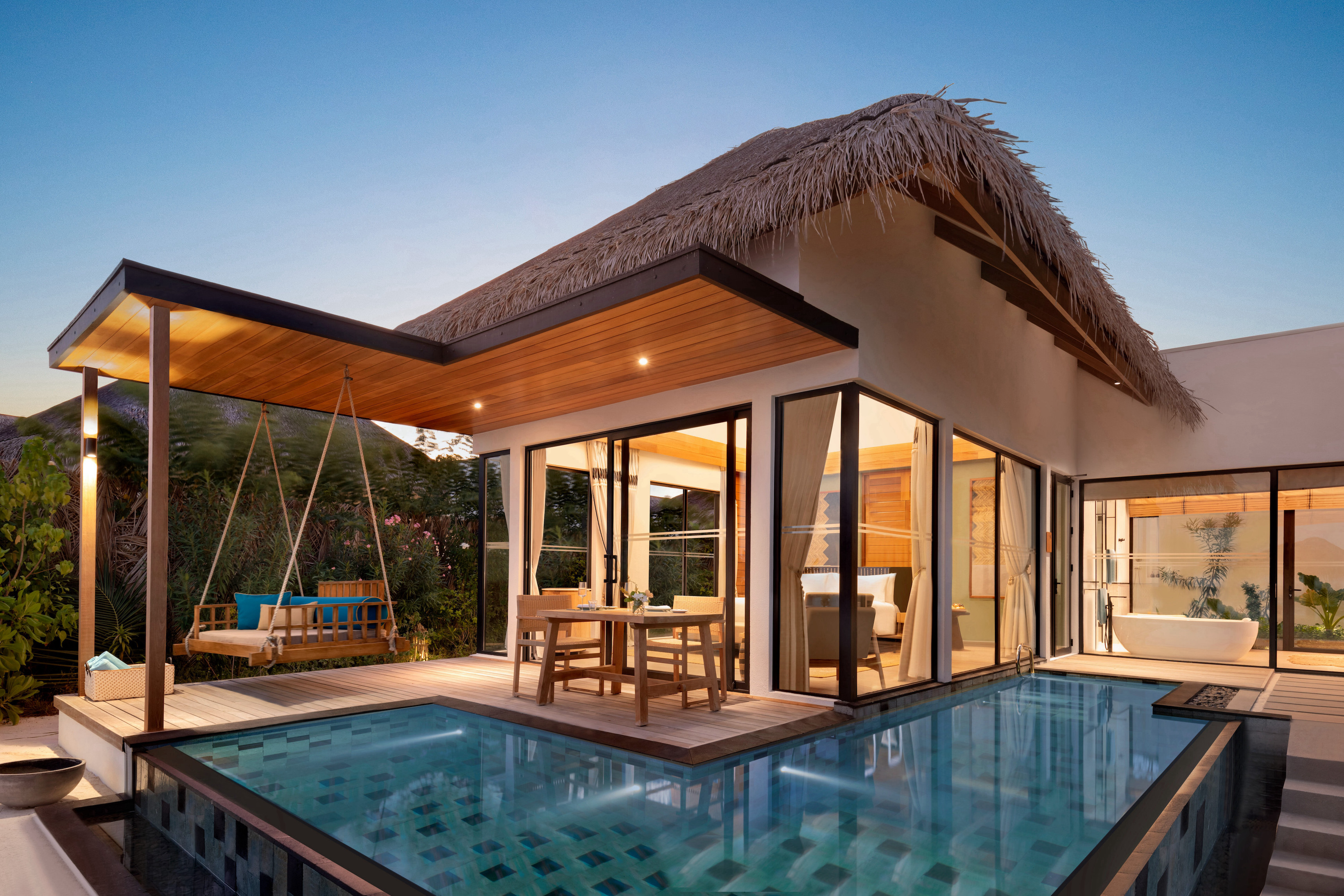 Beach Pool Villa - One Bedroom Exterior - Hilton Maldives Amingiri Resort & Spa