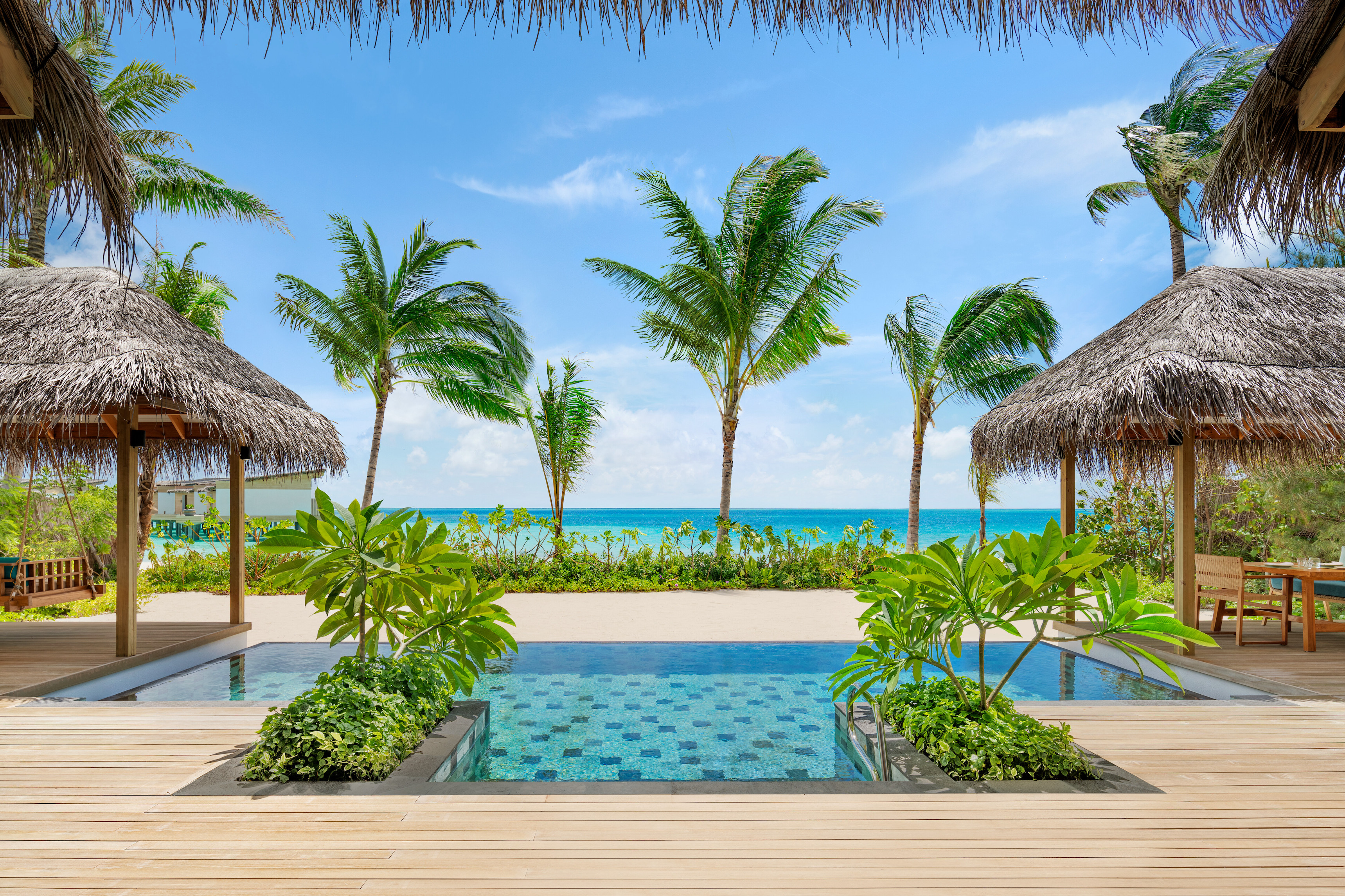 Beach Pool Villa - Two Bedroom Exterior - Hilton Maldives Amingiri Resort & Spa