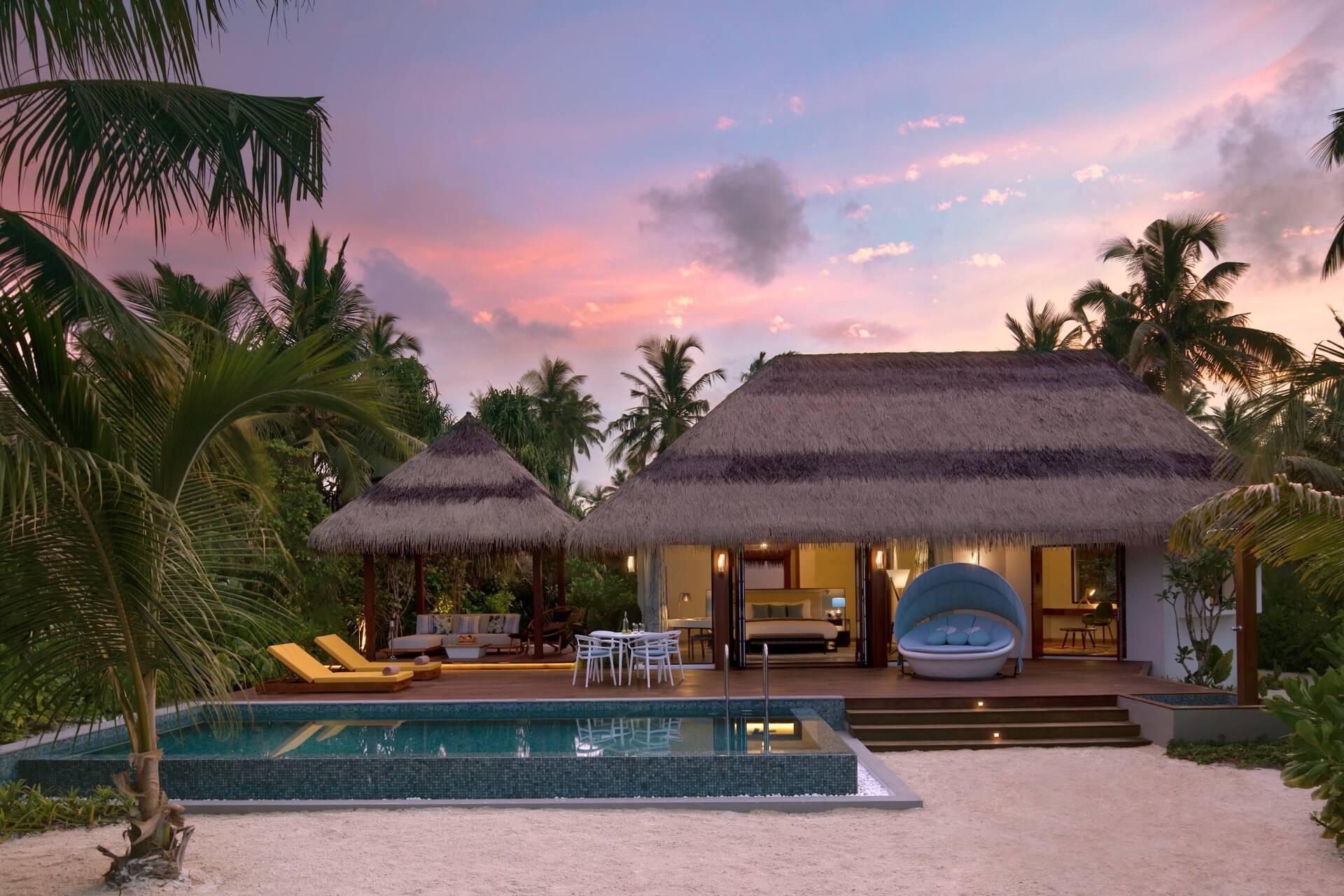 Family Beach Pool Villa Exterior Pullman Maldives Maamutaa