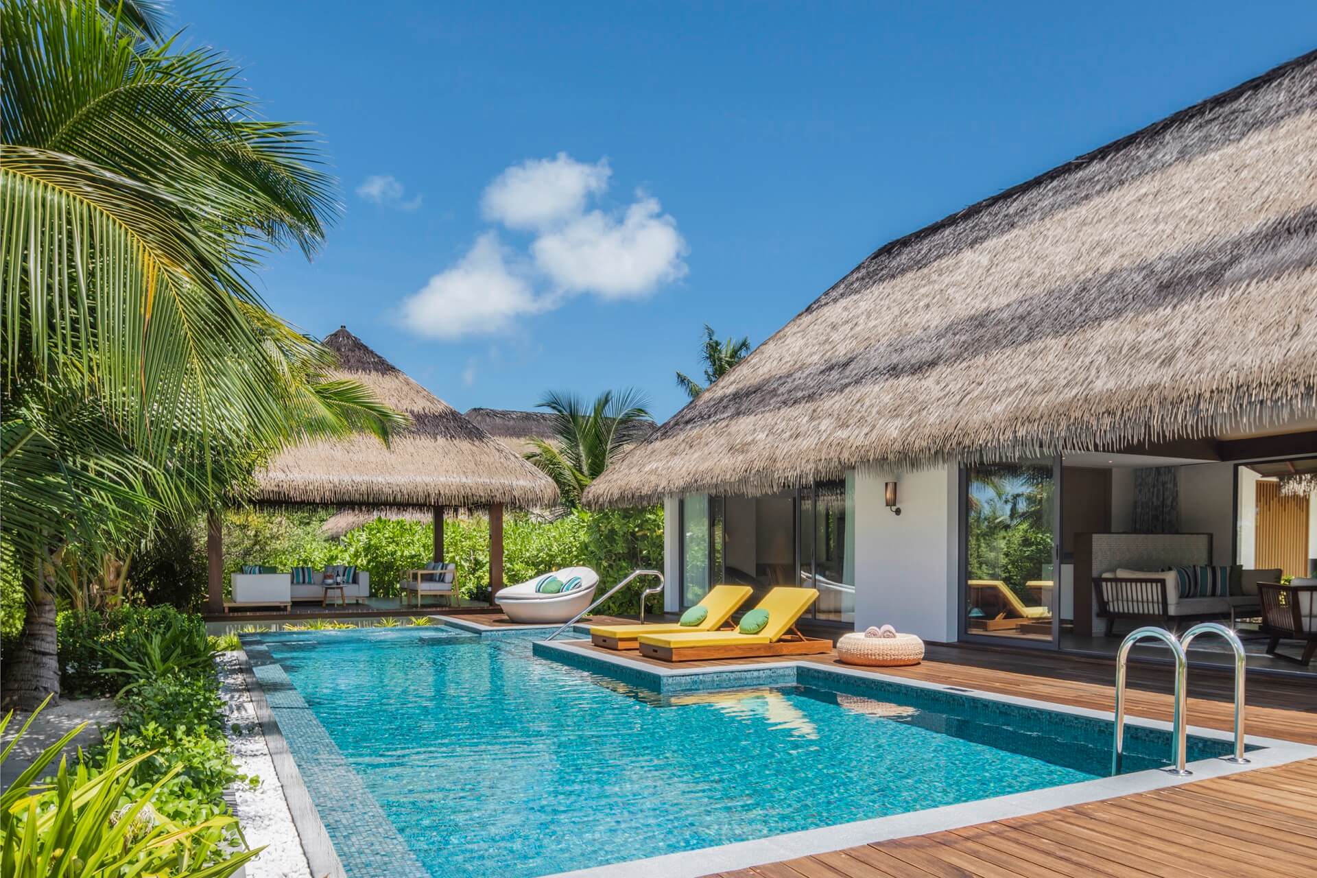 Two Bedroom Beach Pool Villa Pool Area Pullman Maldives Maamutaa