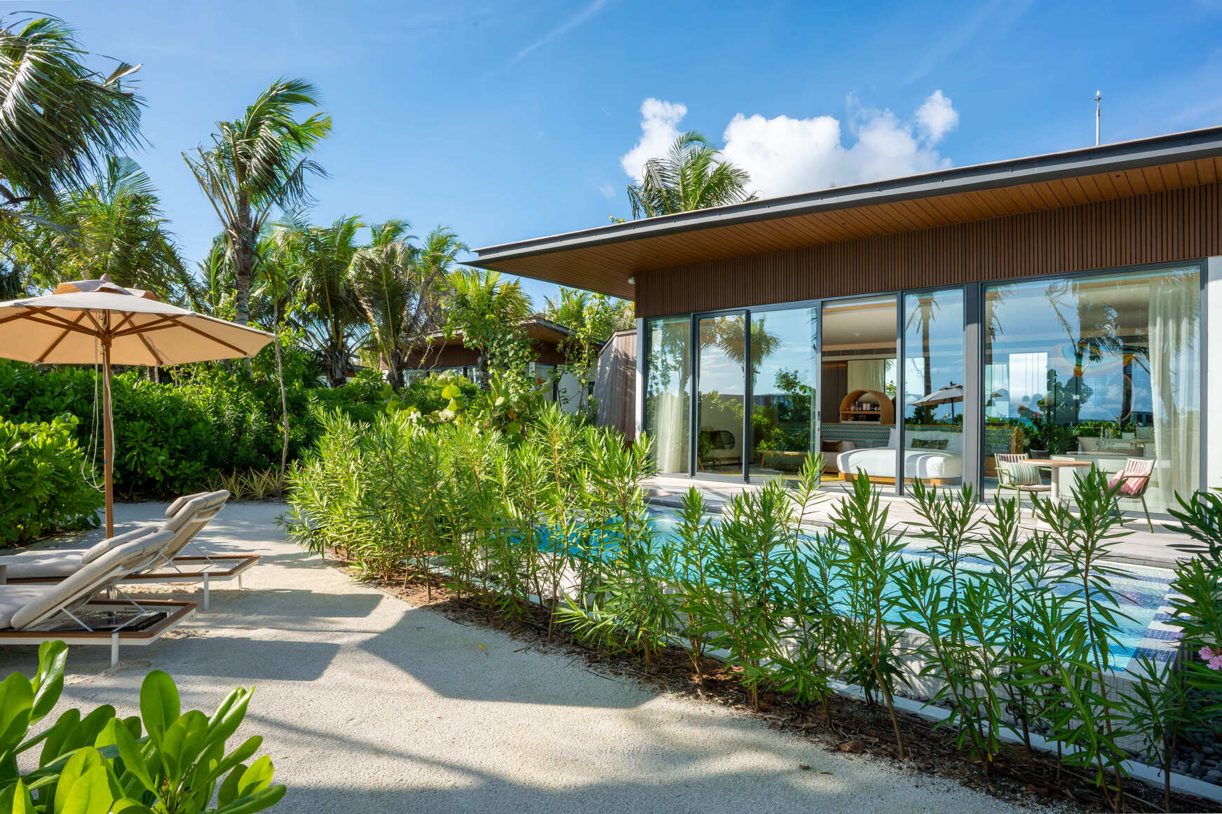 Family Beach Pool Villa with Capsule - Exterior - SO/ Maldives