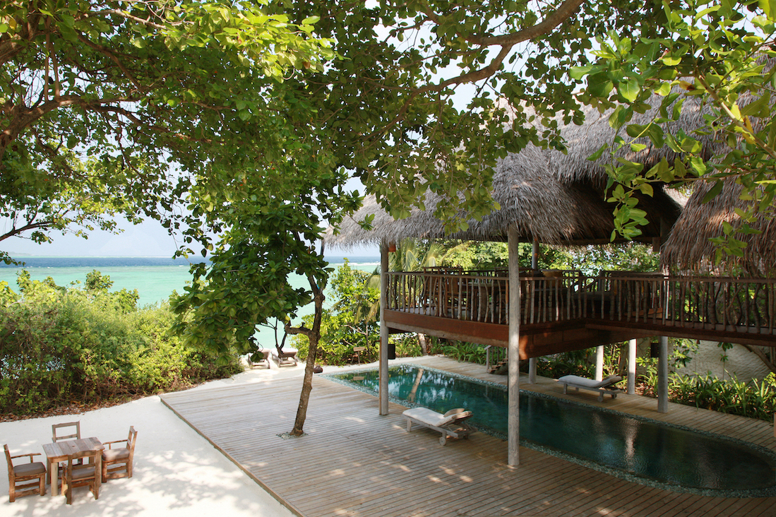 Villa 02 - Three Bedroom Sunrise Retreat with Pool Exterior - Soneva Fushi