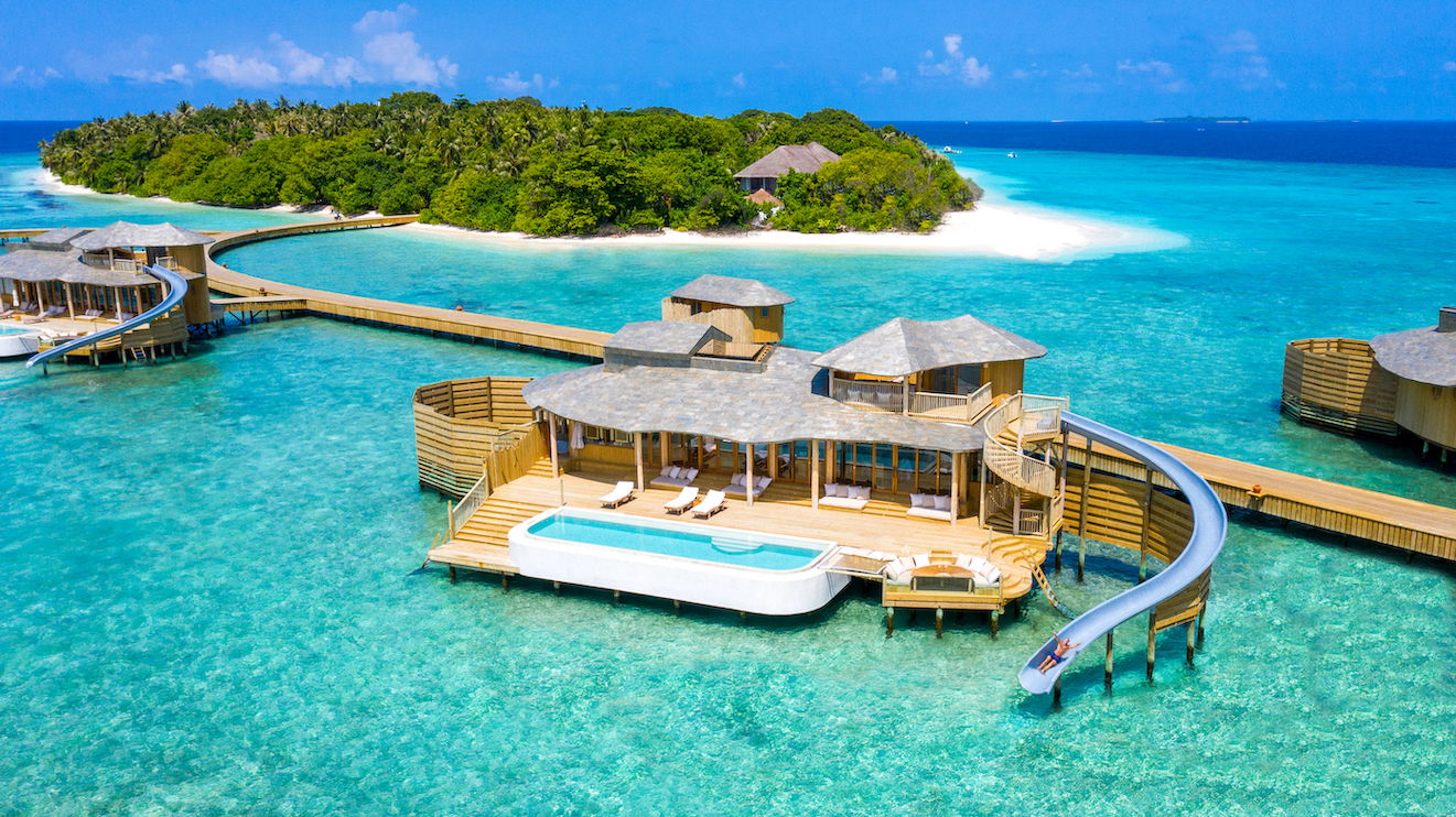 One Bedroom - Water Retreat with Slide Exterior - Soneva Fushi