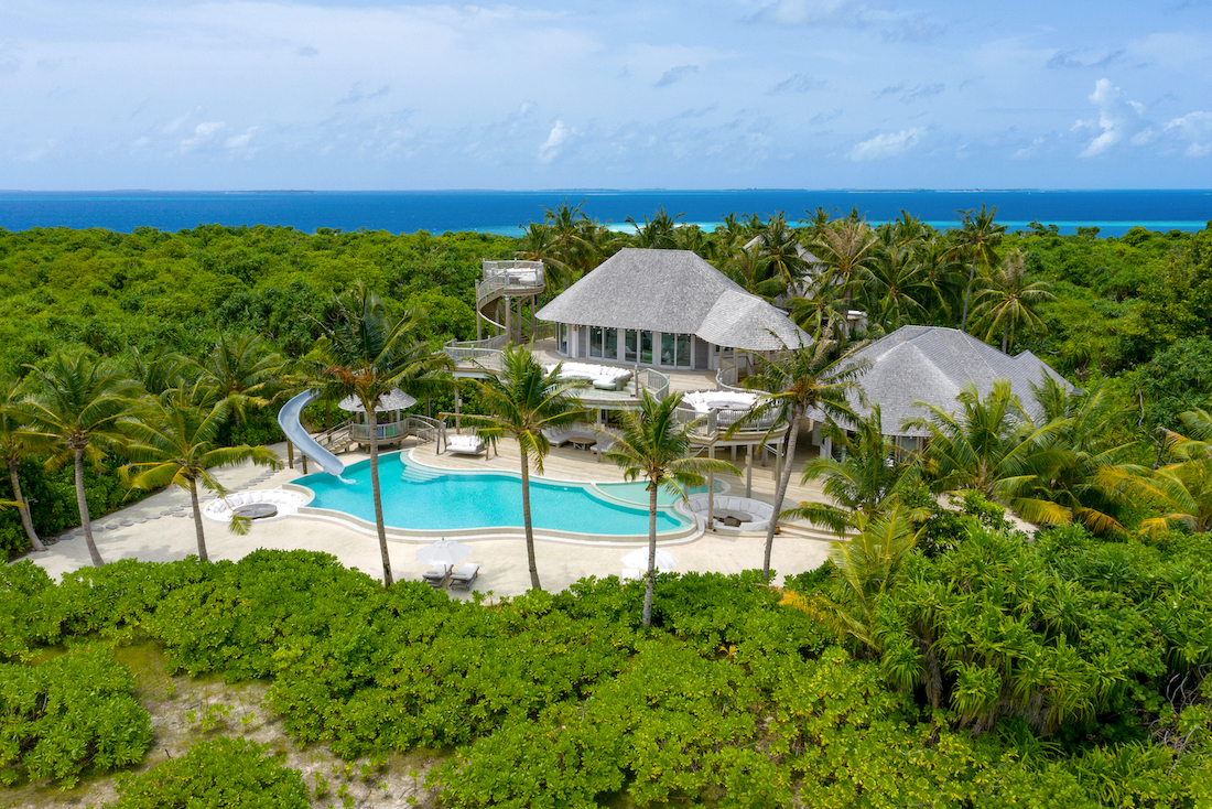 Soneva Jani - Three Bedroom Island Reserve - Aerial