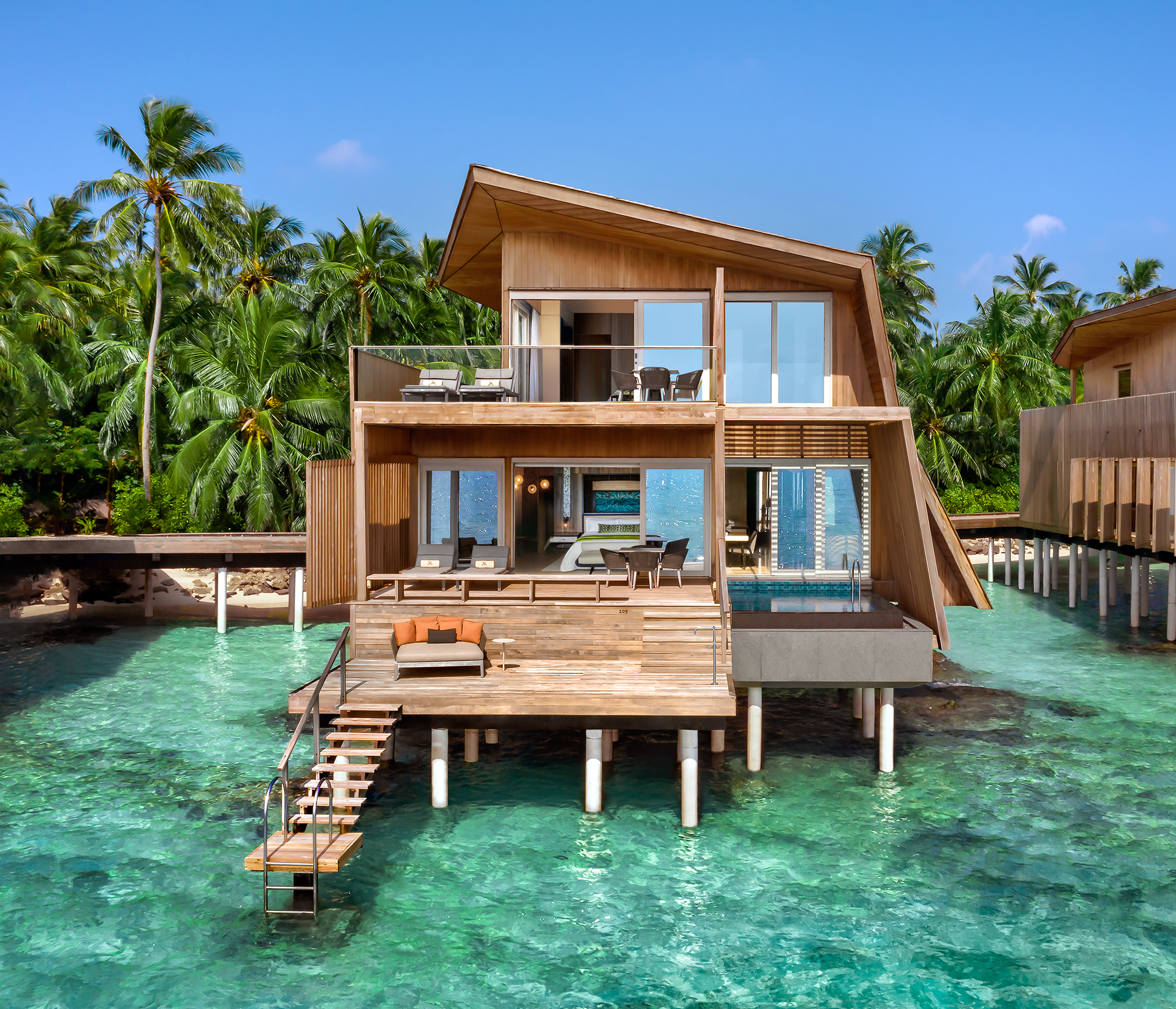 Sunset Overwater Villa with Pool - Two Bedroom Exterior - The. St. Regis Maldives Vommuli