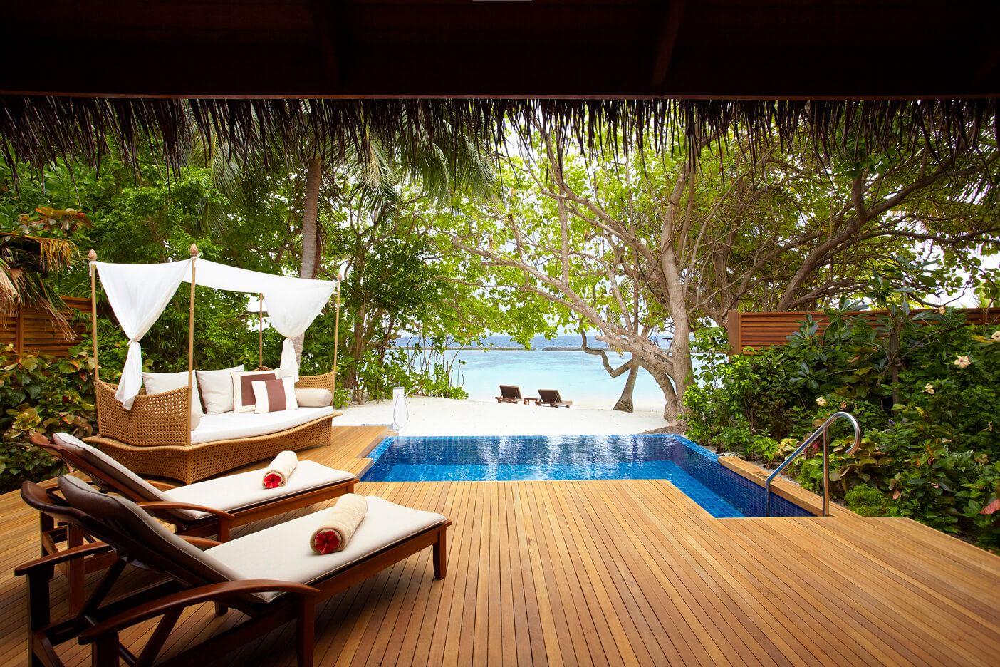 Baros Pool Villa Deck Baros Maldives