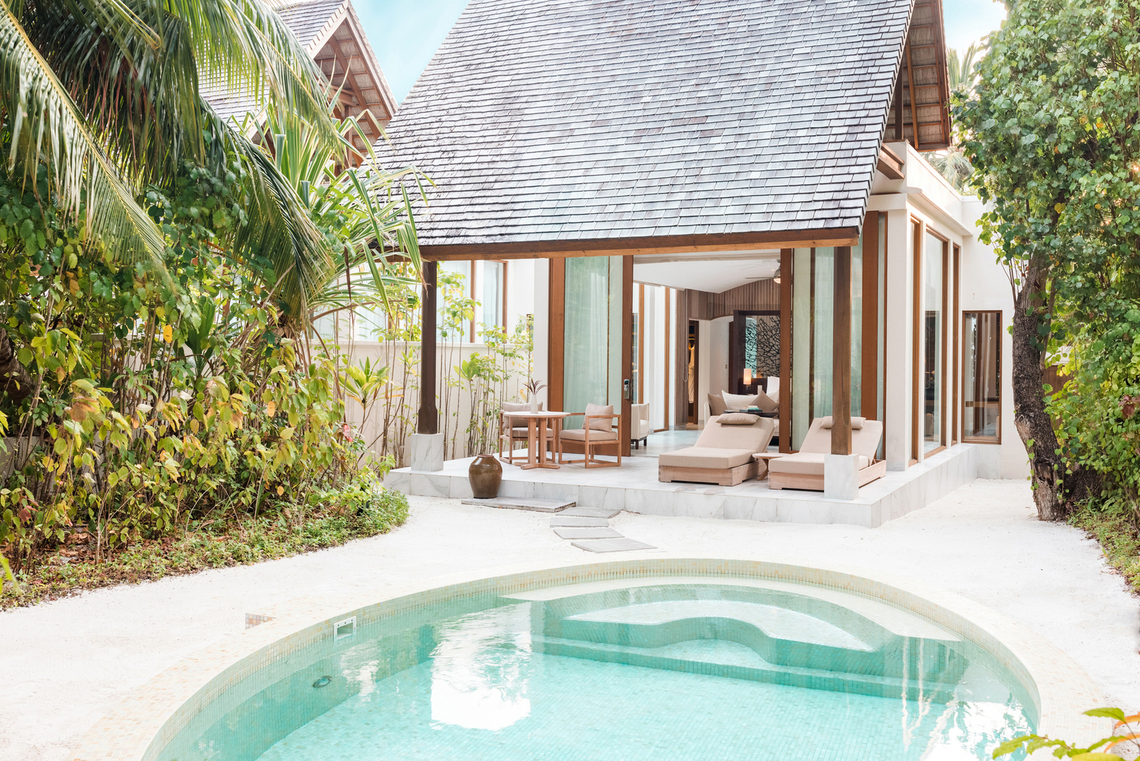 Conrad Maldives Rangali-Finolhu Island - Deluxe Beach Villa with Pool - Two Bedroom - Exterior