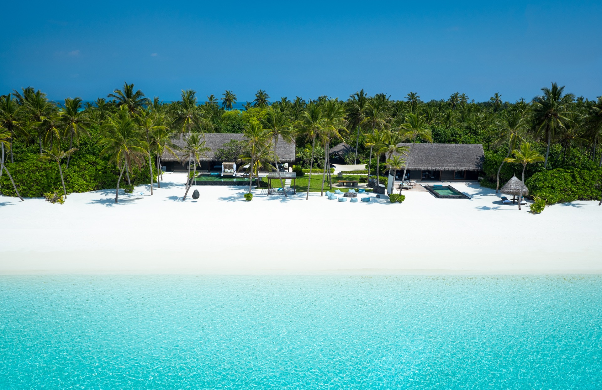 One & Only Reethi Rah - Grand Sunset Residence - Aerial View