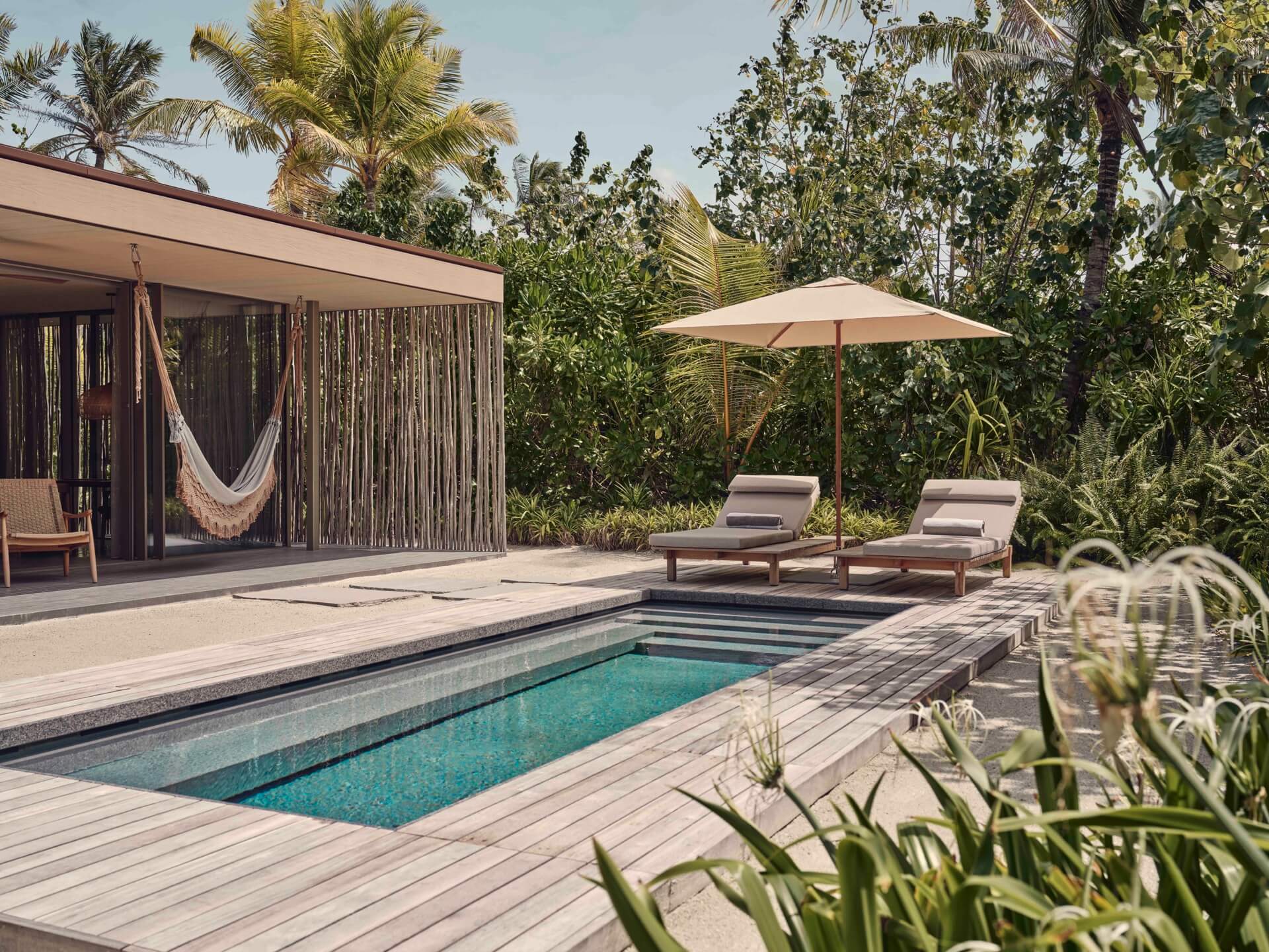 Beach Pool Villa Exterior Patina Maldives