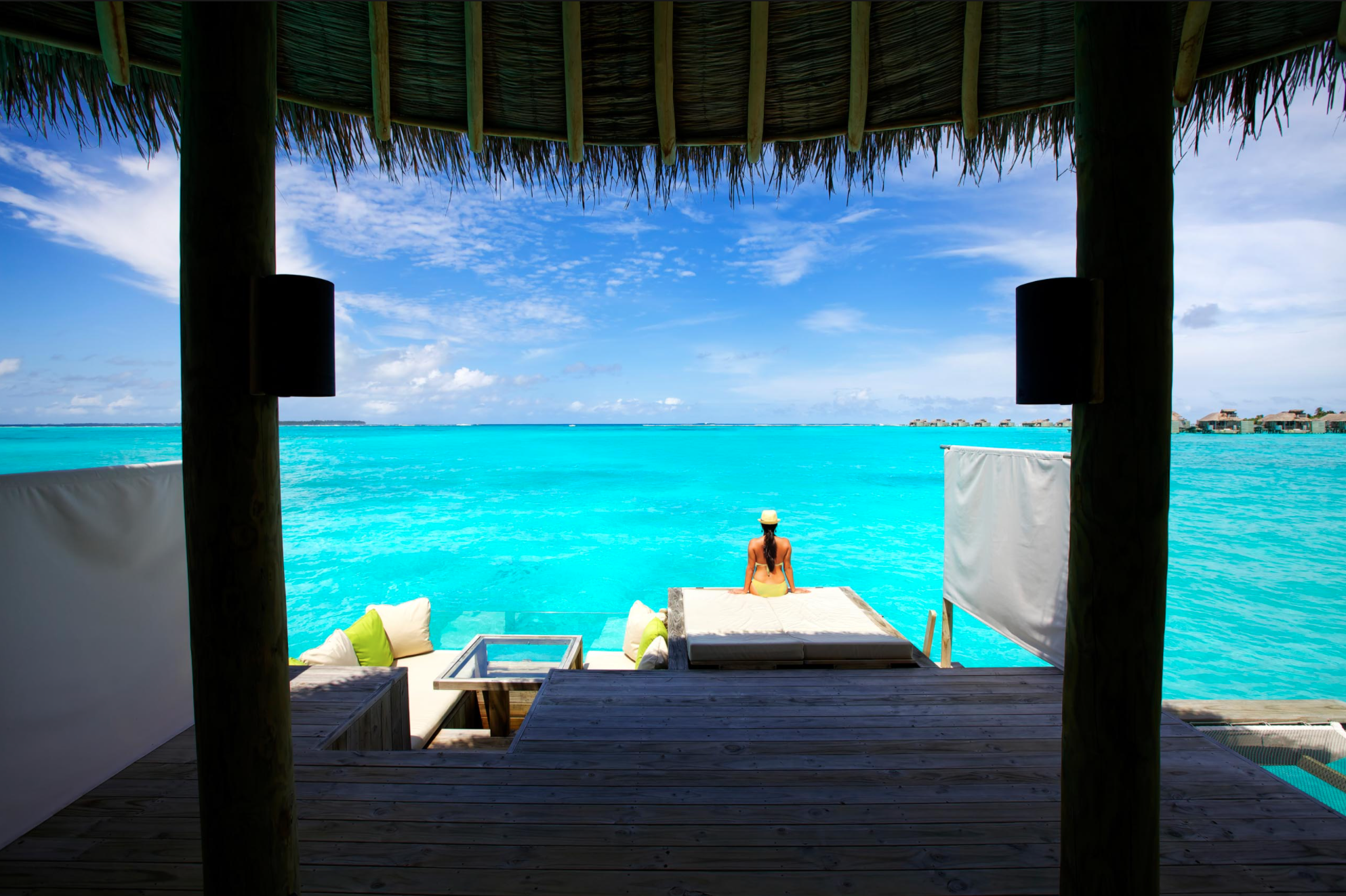 Ocean Water Villa Deck Six Senses Laamu