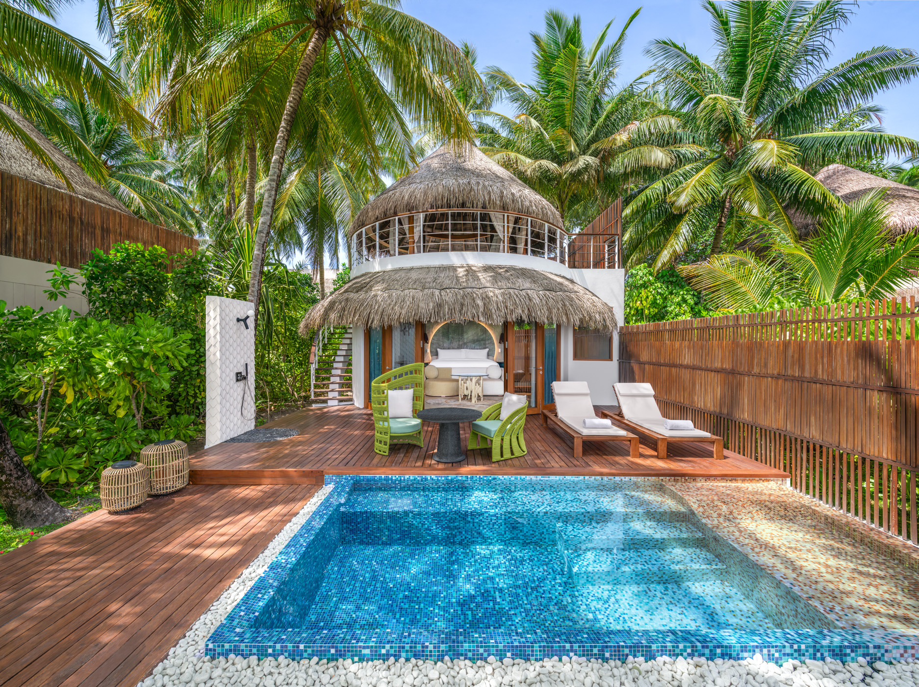W Maldives - Escape Beach One Bedroom Villa Deck & Pool View