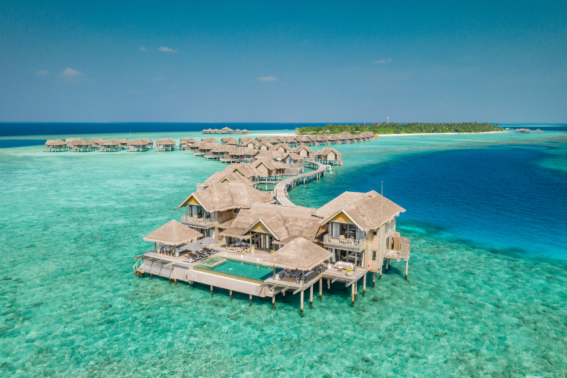 Vakkaru Maldives Water Residence and Villa's Aerial