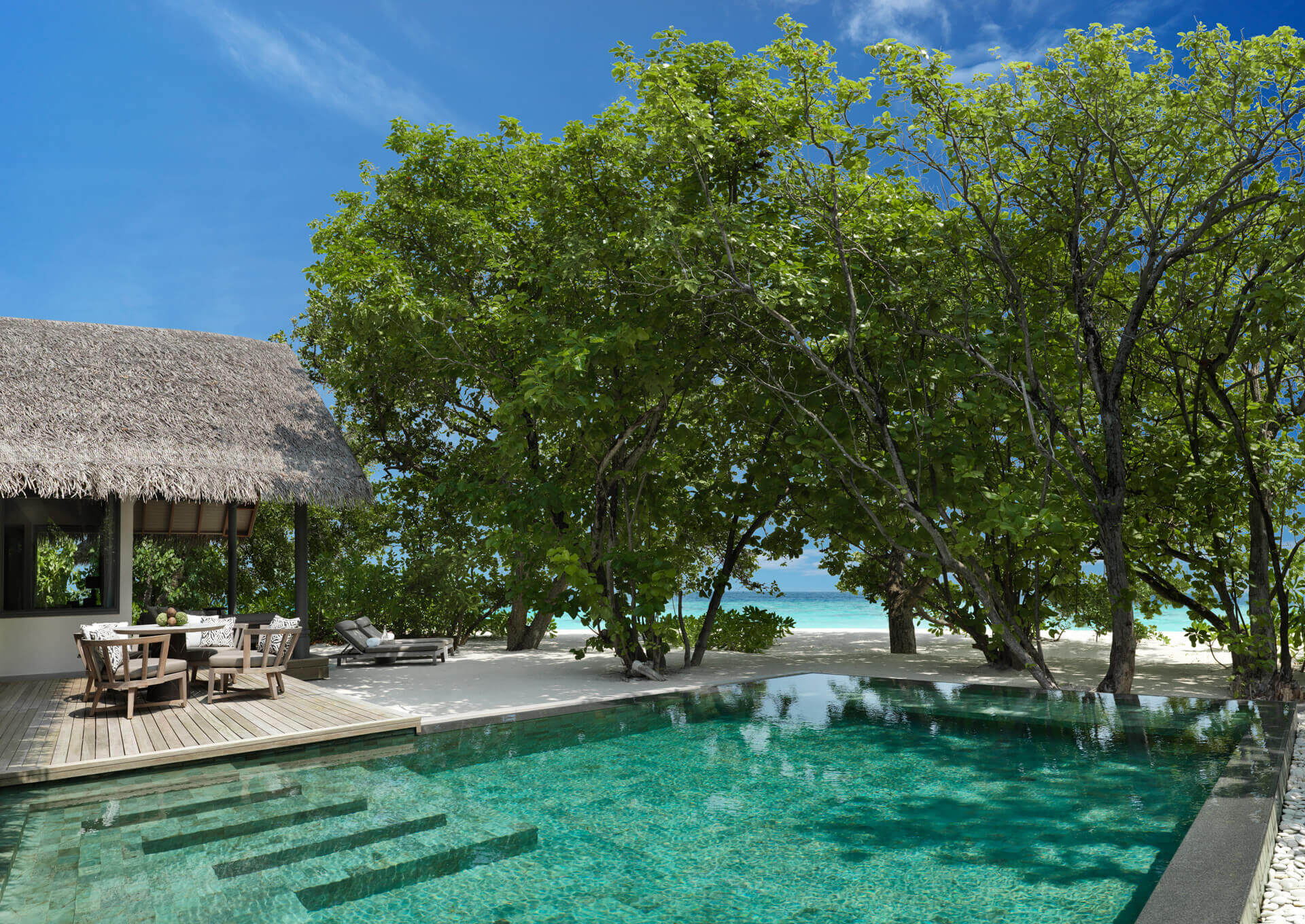 Deluxe Beach Pool Residence Outdoor Vakkaru Maldives